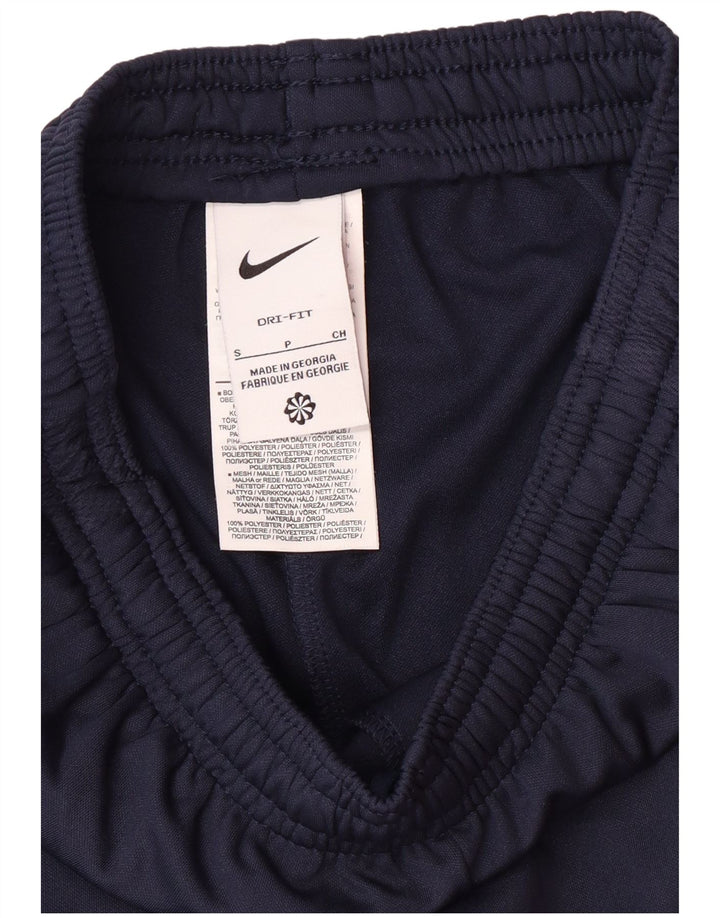 Pantaloni da tuta Nike Dri Fit da uomo piccoli in poliestere blu navy