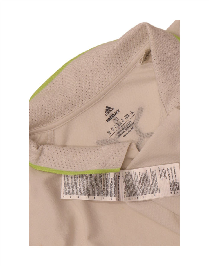 Adidas Aeroready Polo Shirt til mænd XL Hvid Polyester