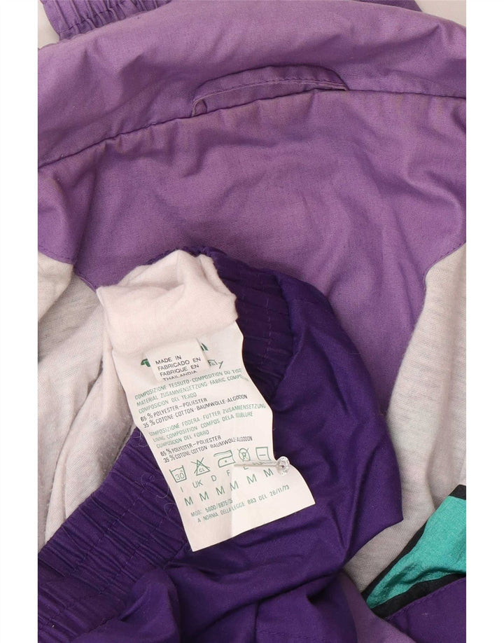 Brugi Mens Loose Fit Tracksuit Top Jacket Medium Multicoloured Colourblock