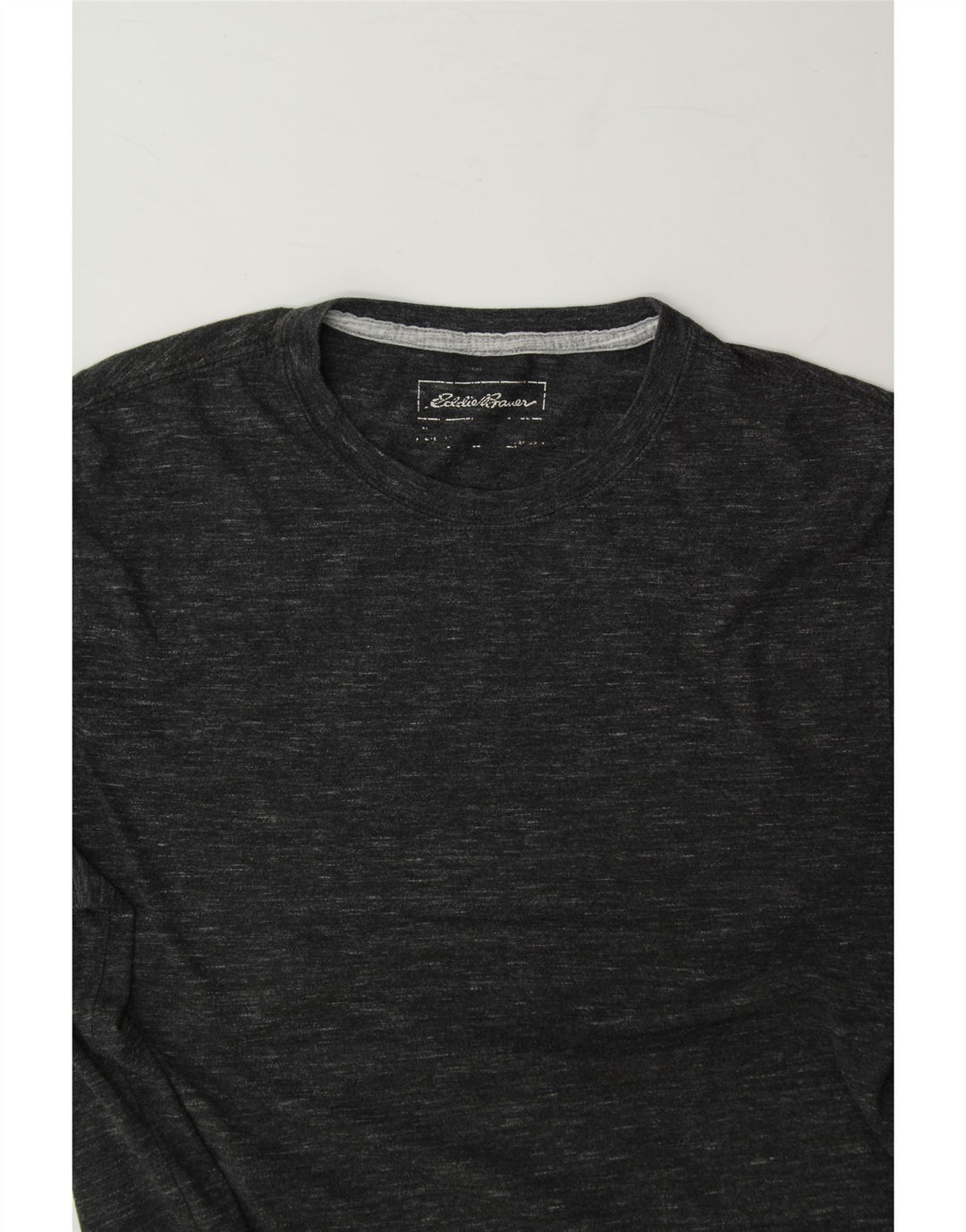 EDDIE BAUER Mens T-Shirt Top Medium Grey Flecked Cotton Vintage Eddie Bauer and Second-Hand Eddie Bauer from Messina Hembry 