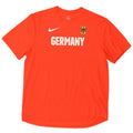 Nike Hommes Allemagne T-Shirt Graphique Haut Large Orange