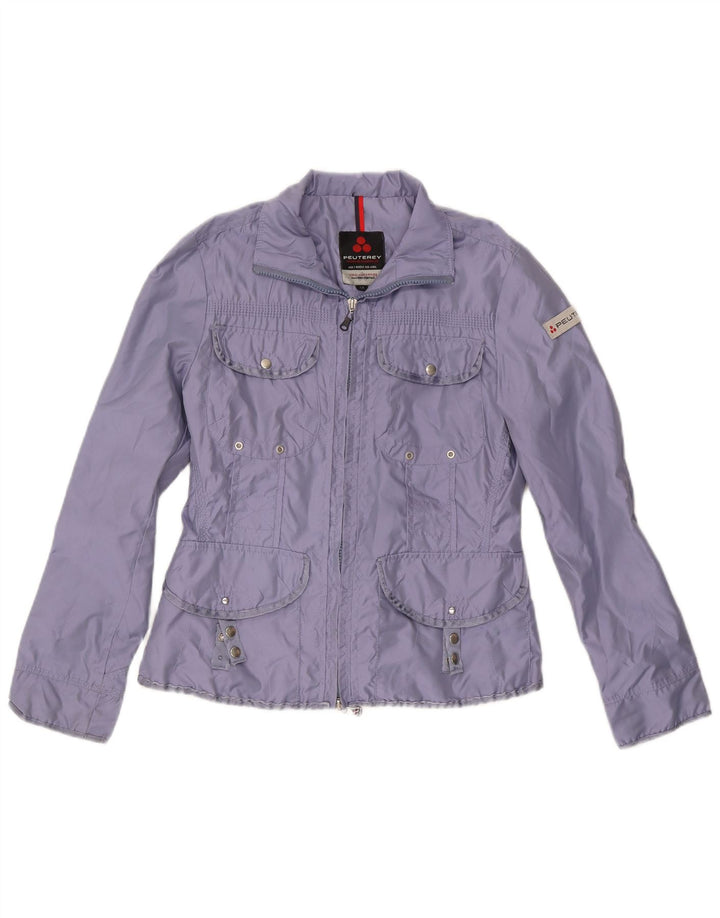 PEUTEREY Damen Utility-Jacke UK 12 Medium Purple Nylon