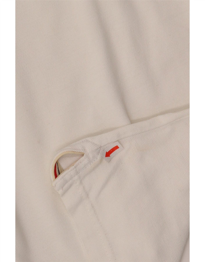 TOMMY HILFIGER Mens Polo Shirt Large White Vintage Tommy Hilfiger and Second-Hand Tommy Hilfiger from Messina Hembry 
