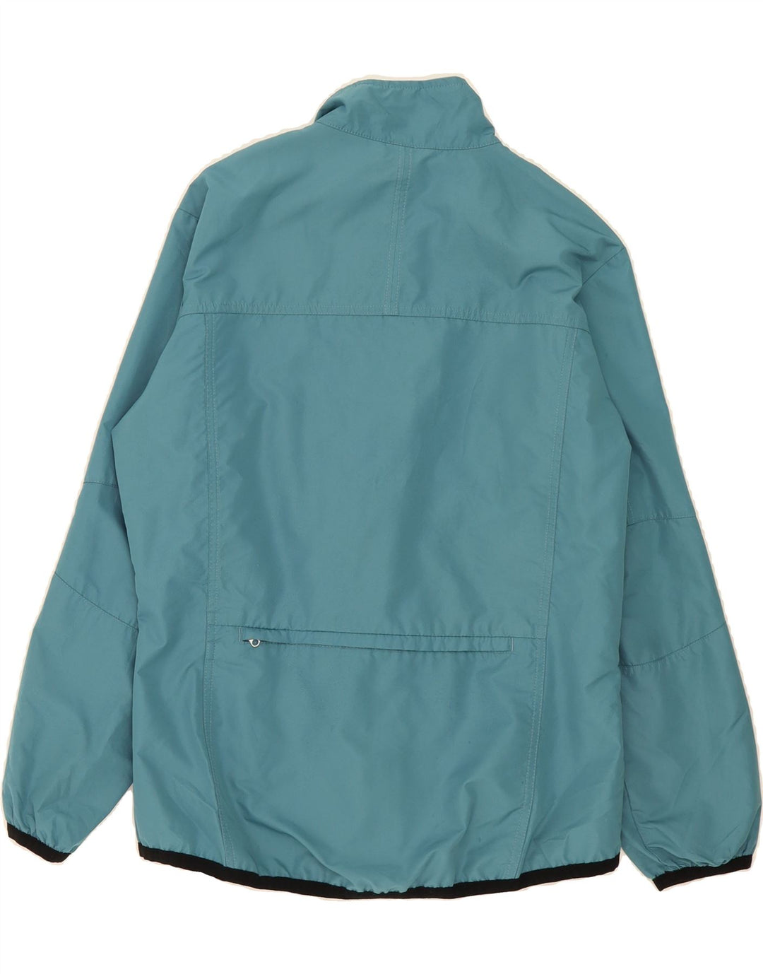 NIKE Womens Oversized Windbreaker Jacket US 4/6 Small Blue Polyester Vintage Nike and Second-Hand Nike from Messina Hembry 