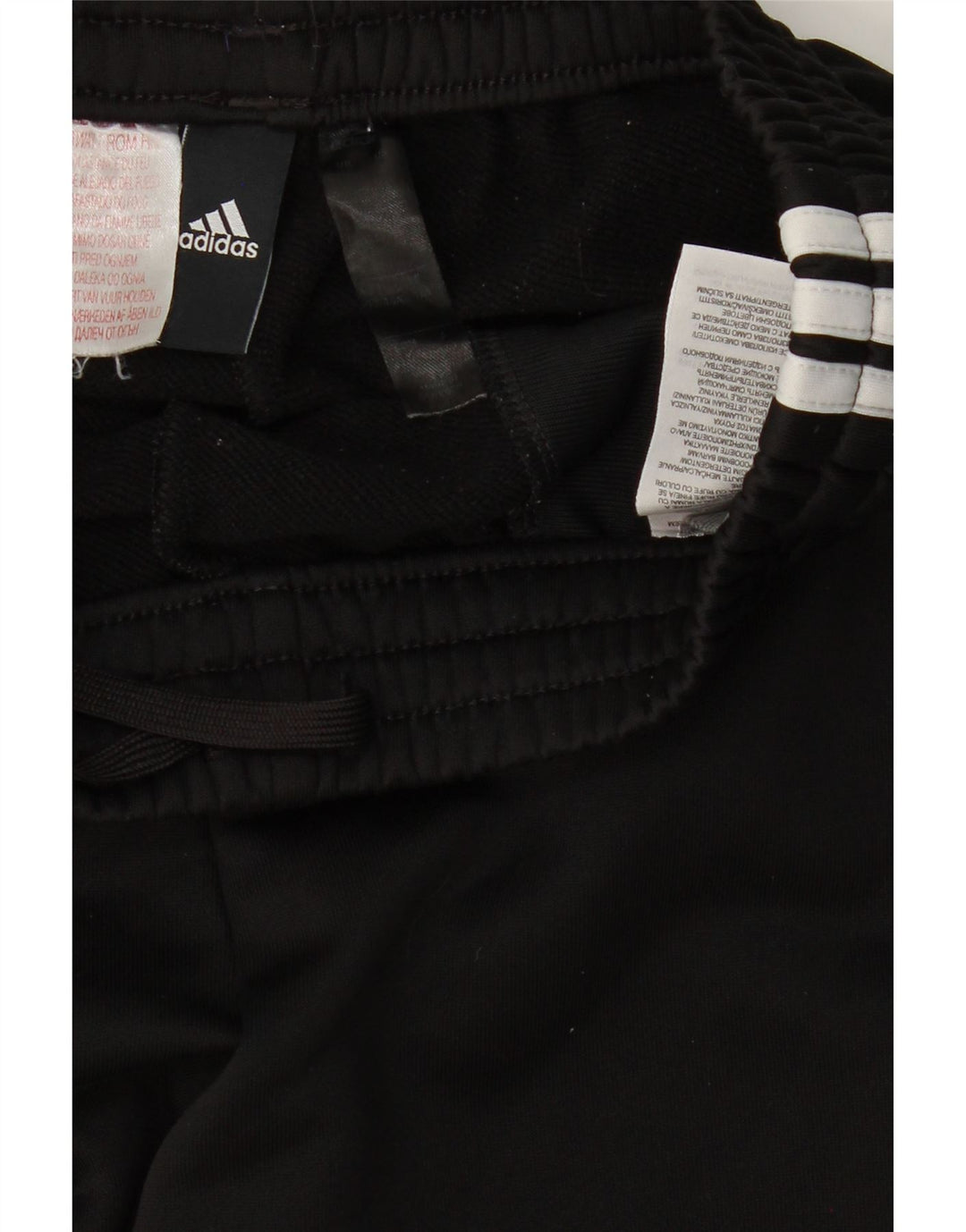ADIDAS Womens Climalite Tracksuit Trousers UK 10 Small  Black Polyester Vintage Adidas and Second-Hand Adidas from Messina Hembry 