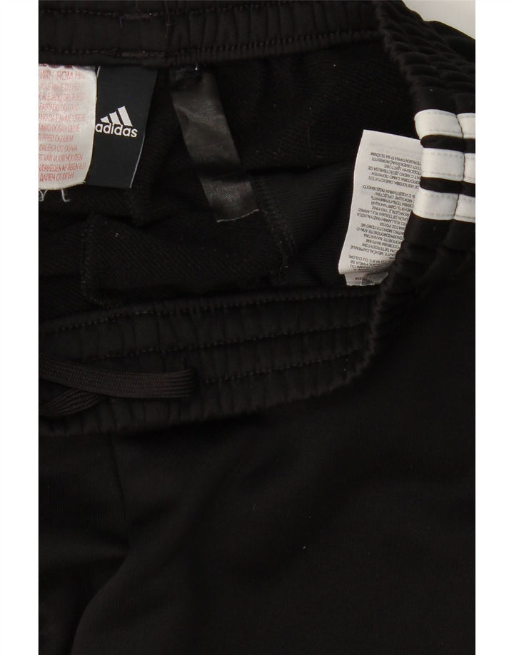 ADIDAS Womens Climalite Tracksuit Trousers UK 10 Small  Black Polyester Vintage Adidas and Second-Hand Adidas from Messina Hembry 