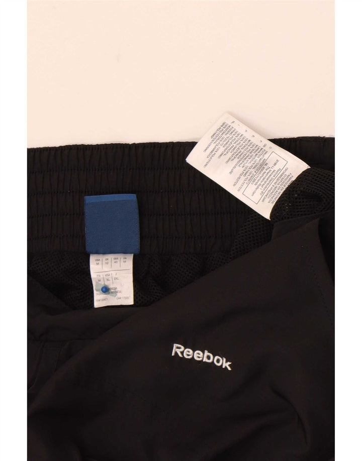 Reebok Womens Tracksuit Trousers UK 12 Medium  Black Polyester