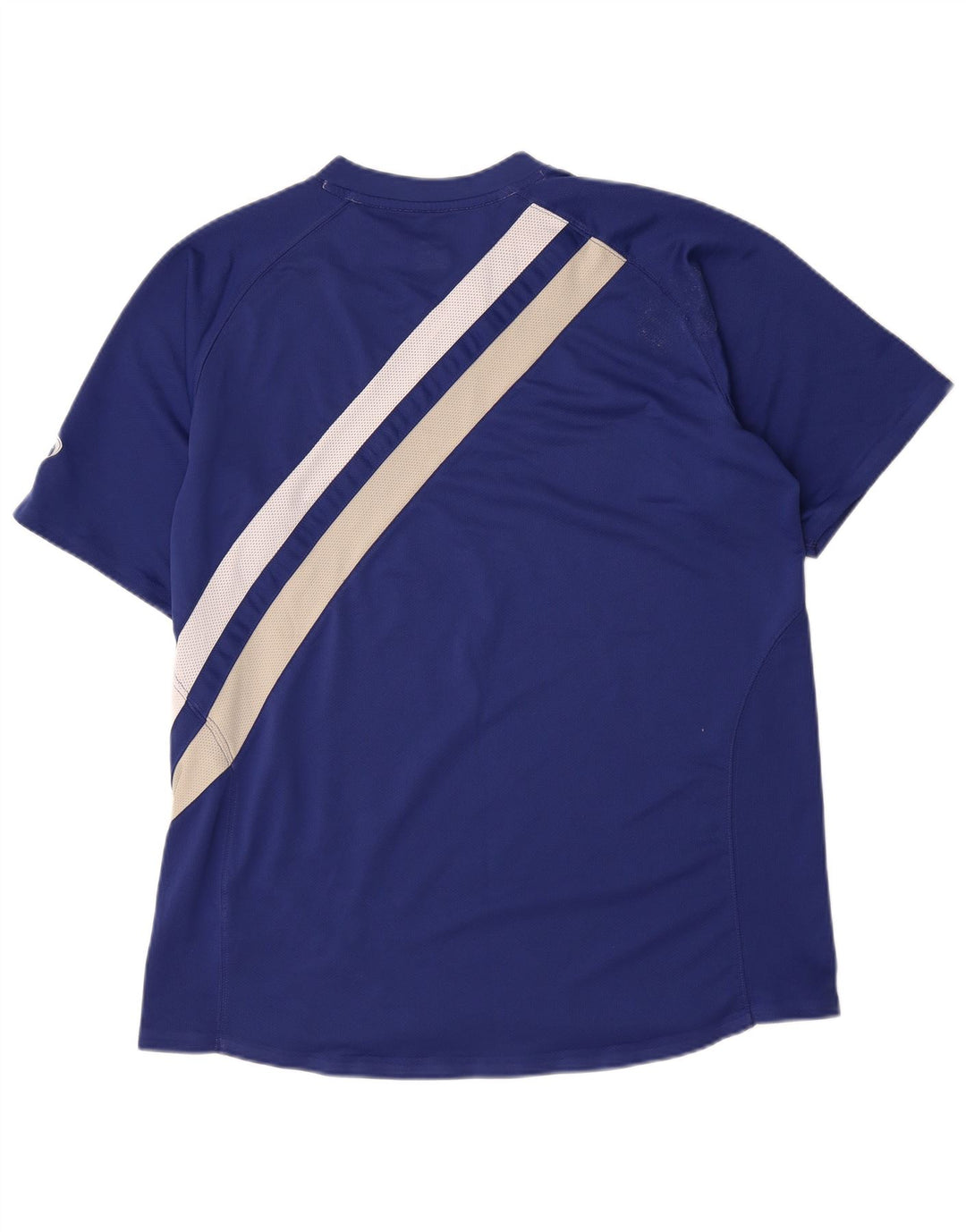 Nike Mens T-Shirt Top Large Blue Colourblock