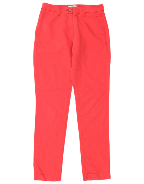Carrera Damen Slim Chino-Hose IT 42 Medium W28 L31 Rote Baumwolle
