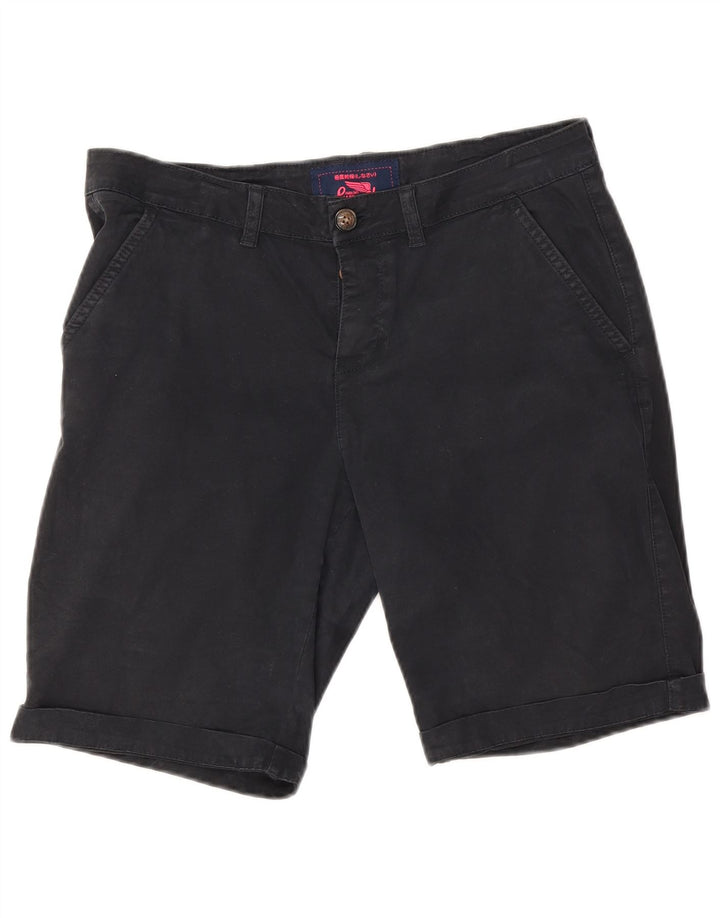 Superdry Chino-shorts til kvinder Medium W30 Navyblå bomuld