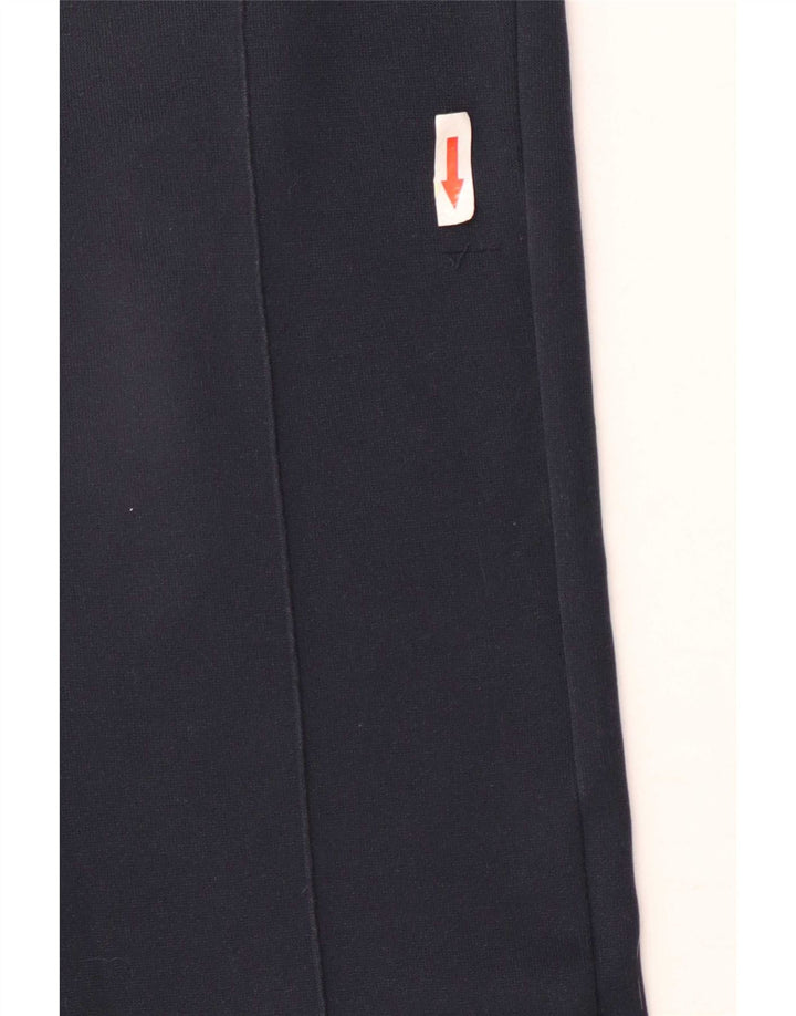 Adidas Mens Graphic Tracksuit Trousers XS Navy Blue Polyester
