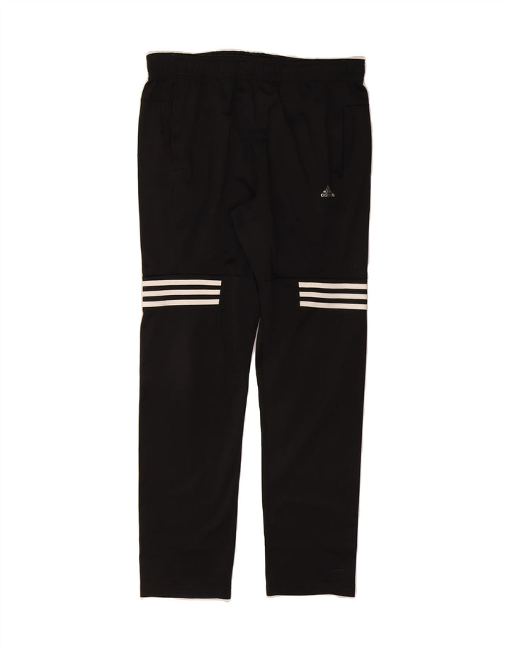 ADIDAS Mens Climalite Graphic Tracksuit Trousers Large Black Polyester Vintage Adidas and Second-Hand Adidas from Messina Hembry 