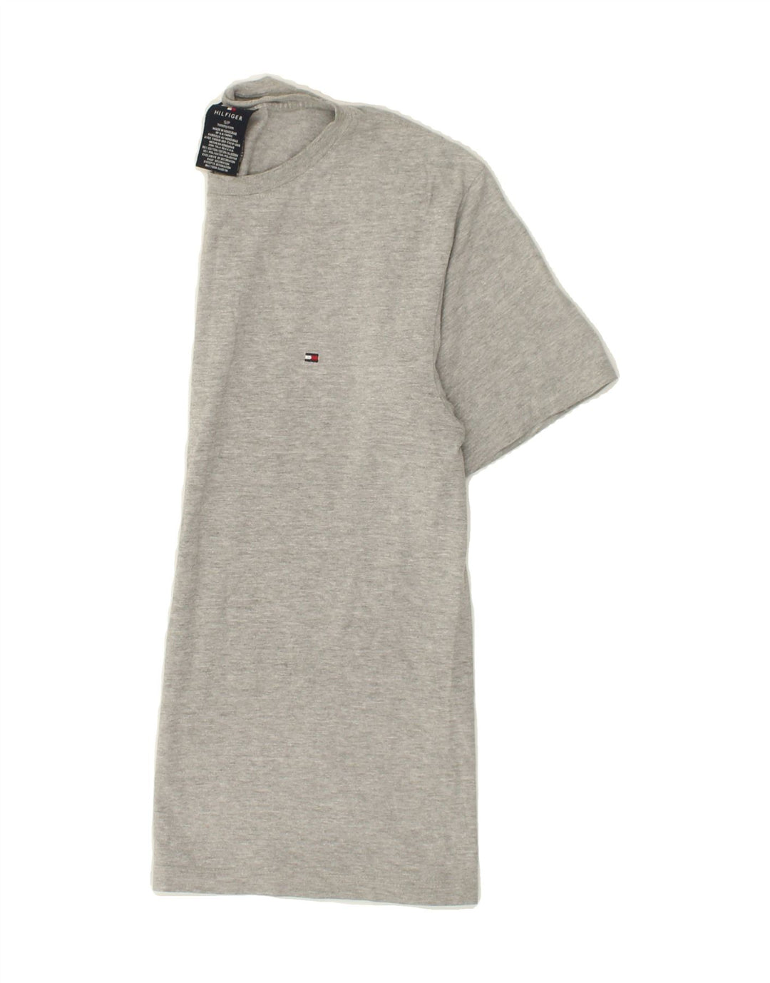 TOMMY HILFIGER Mens T-Shirt Top Small Grey Cotton Vintage Tommy Hilfiger and Second-Hand Tommy Hilfiger from Messina Hembry 