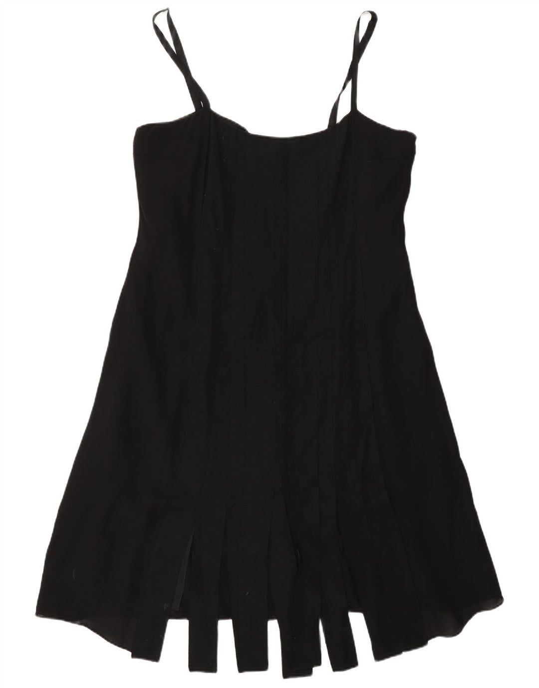 Fenn Wright Manson Womens A-Line Dress UK 16 Large Black Silk
