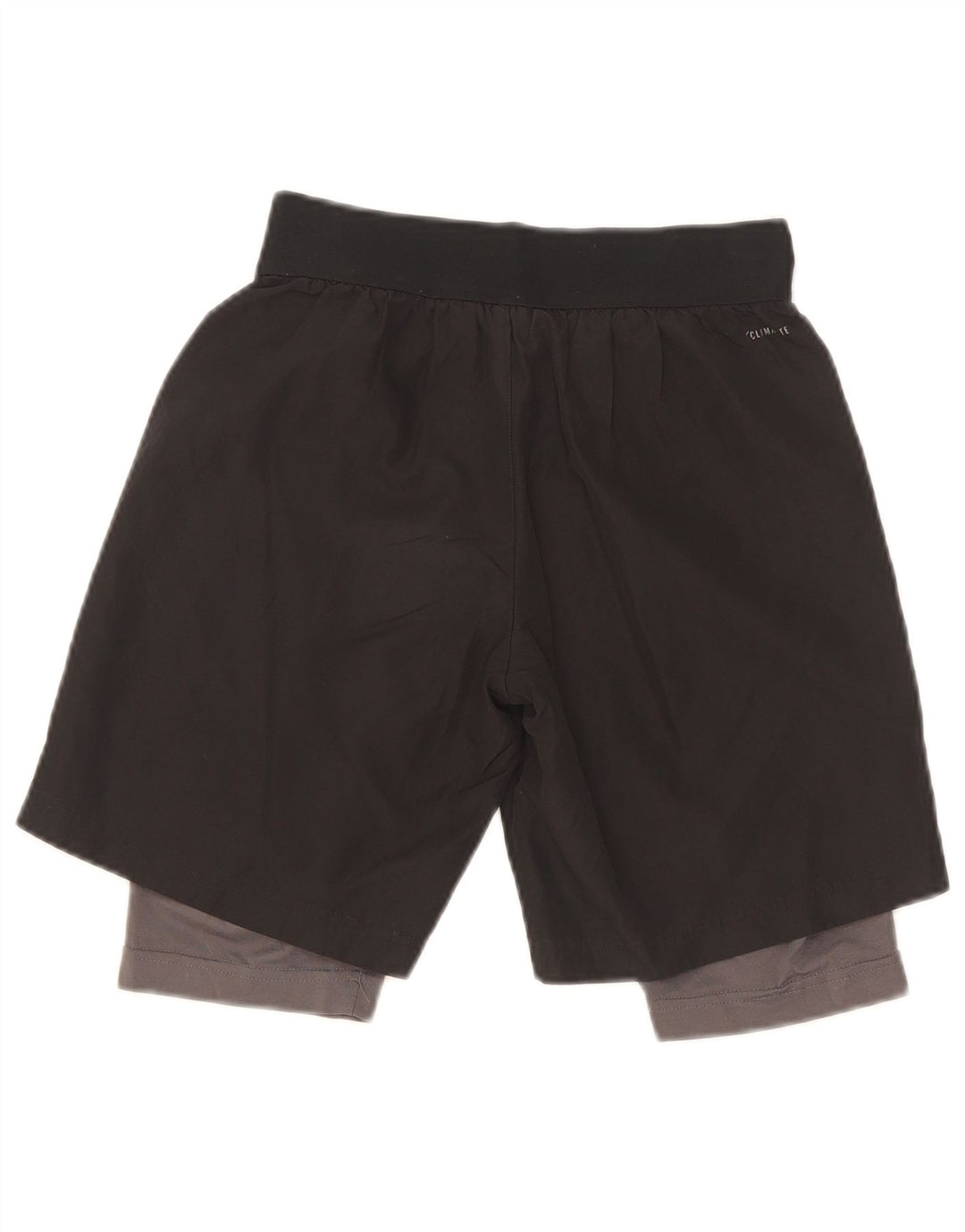 Adidas Boys Climalite Sport Shorts 9-10 Years Small Black Polyester