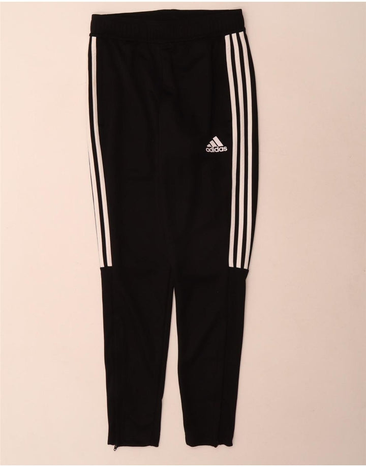 Adidas Mens Aeroready Tracksuit Trousers Small Black Polyester