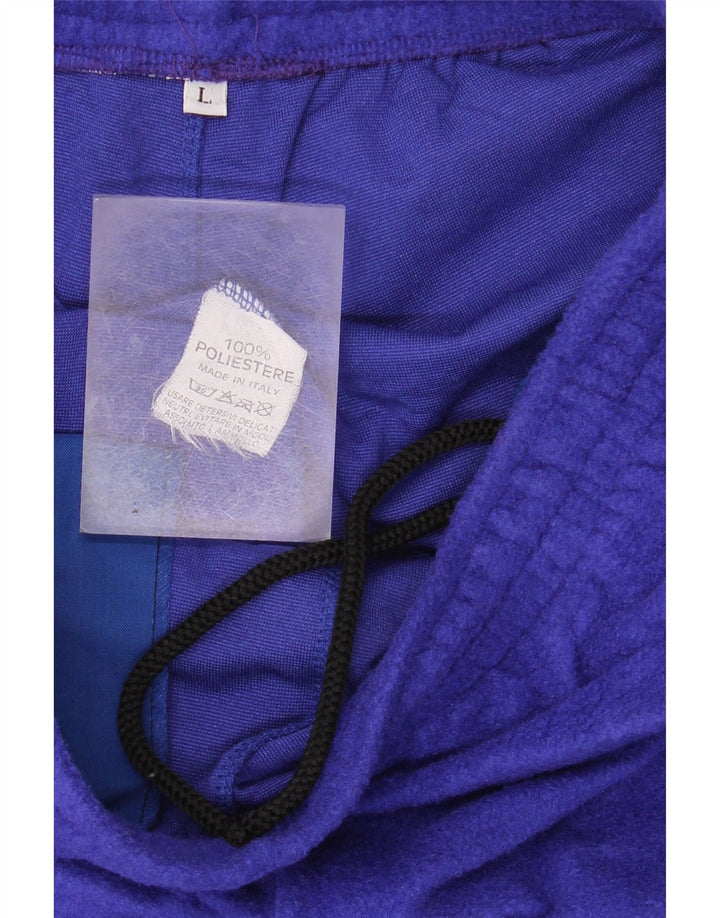 AESSE Womens Fleece Full Tracksuit UK 16 Large  Blue Polyester