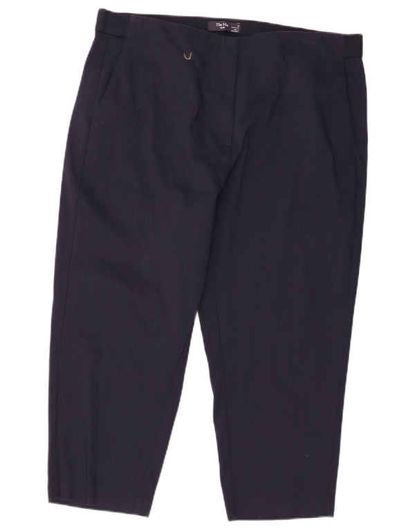 Marks & Spencer Dame The Mia Capri Bukser UK 18 XL W40 L22 Marineblå