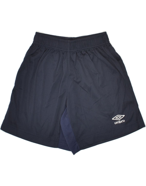 Спортивные шорты UMBRO для мальчиков 5-6 лет, 2XS, темно-синий, полиэстер
