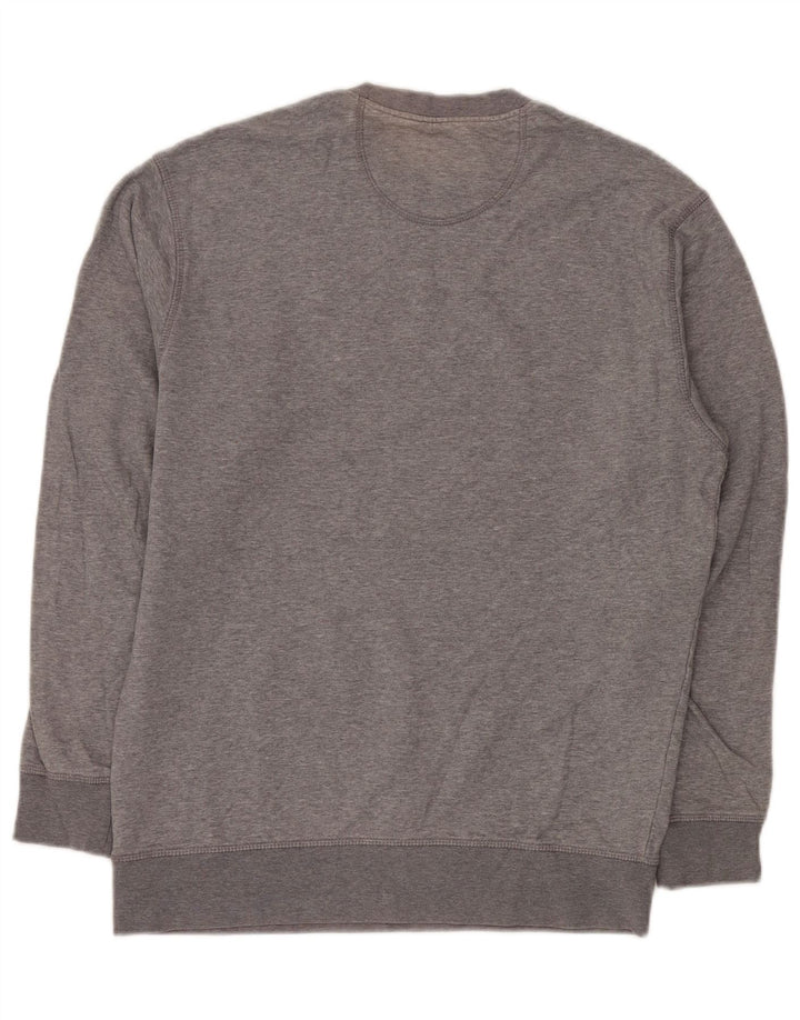 MARKS & SPENCER Mens Blue Harbour Sweatshirt Jumper Medium Grey Flecked