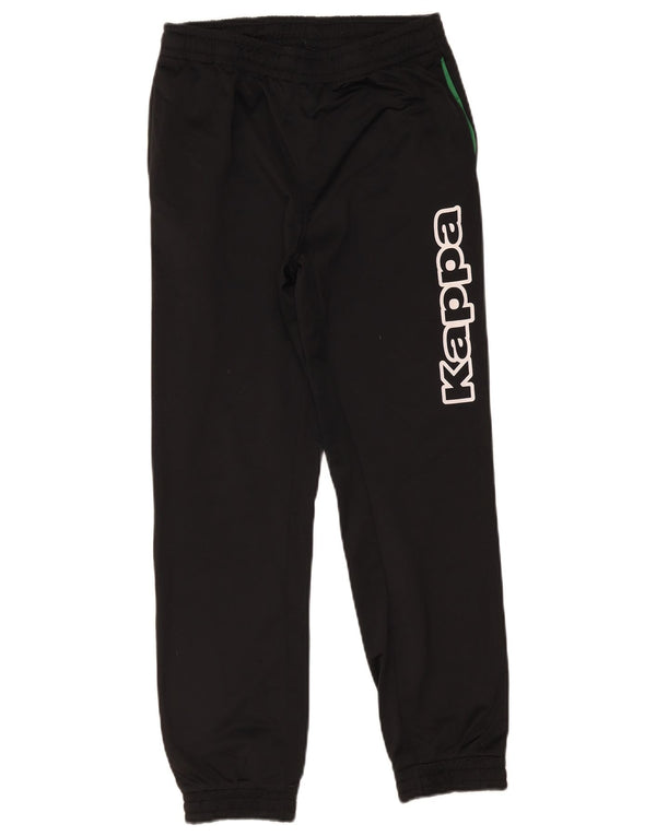 Kappa Boys Grafisk træningsdragt Bukser Joggers 13-14 år Sort Polyester