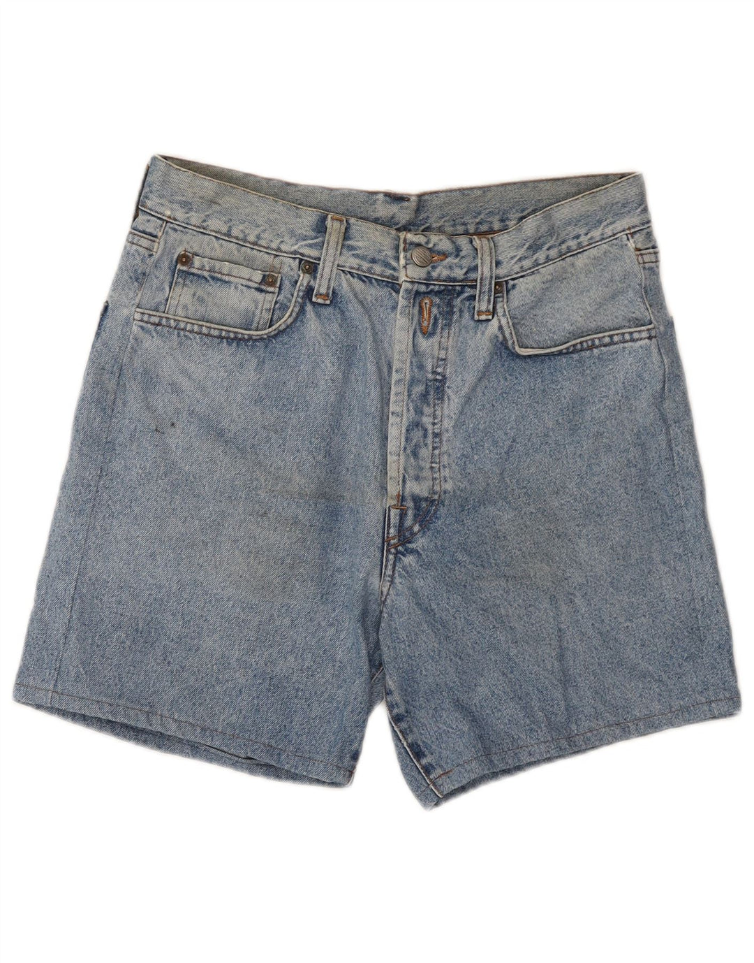 REPLAY Mens Denim Shorts W32 Medium Blue Cotton