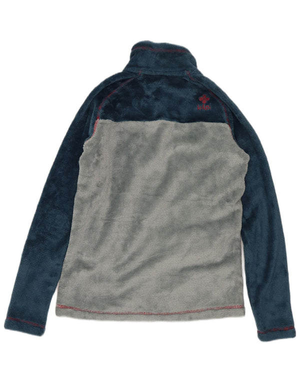 Vintage Boys Fleece Jacket 12-13 ετών Navy Blue Colorblock Sports