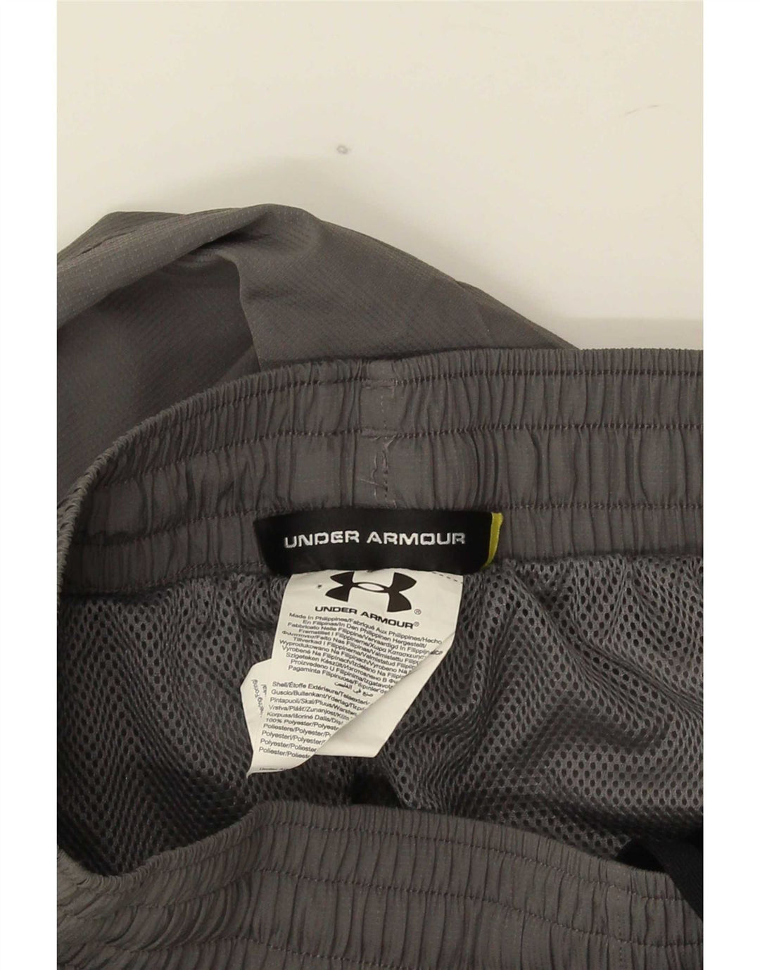 Under Armour Mens Tracksuit Trousers Small Grey Polyester