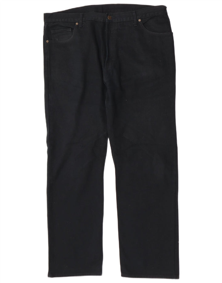 Marks & Spencer Mens Straight Jeans W40 L31 Navy Blue Cotton