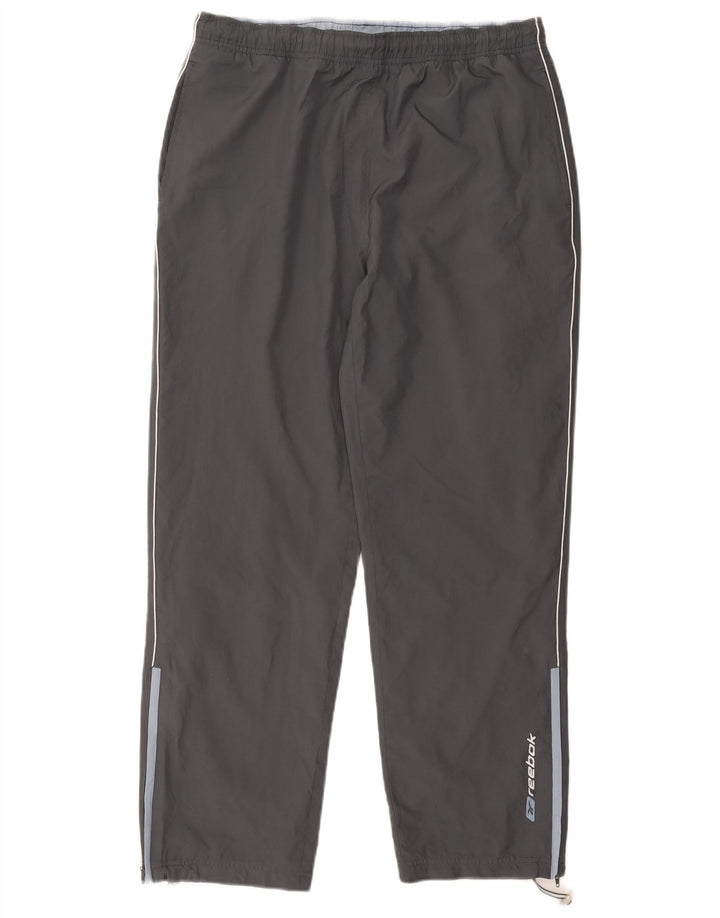 Reebok Herren-Trainingshose, Größe S, Grau