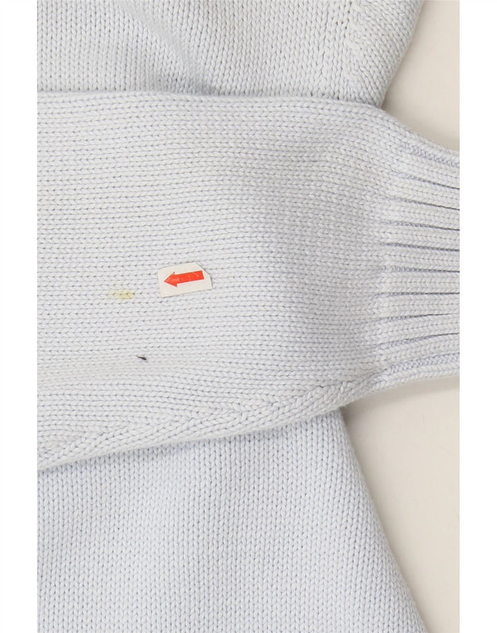 ZARA Mens Cardigan Sweater XL Blue Cotton