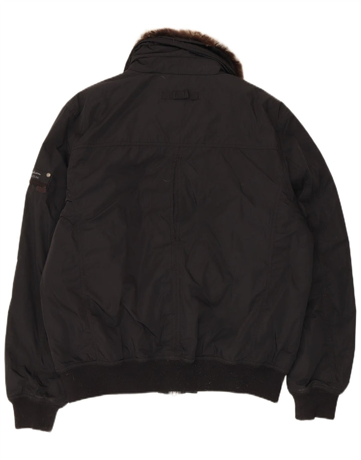 Giubbotto bomber da uomo CHAMPION UK 40 grande nero