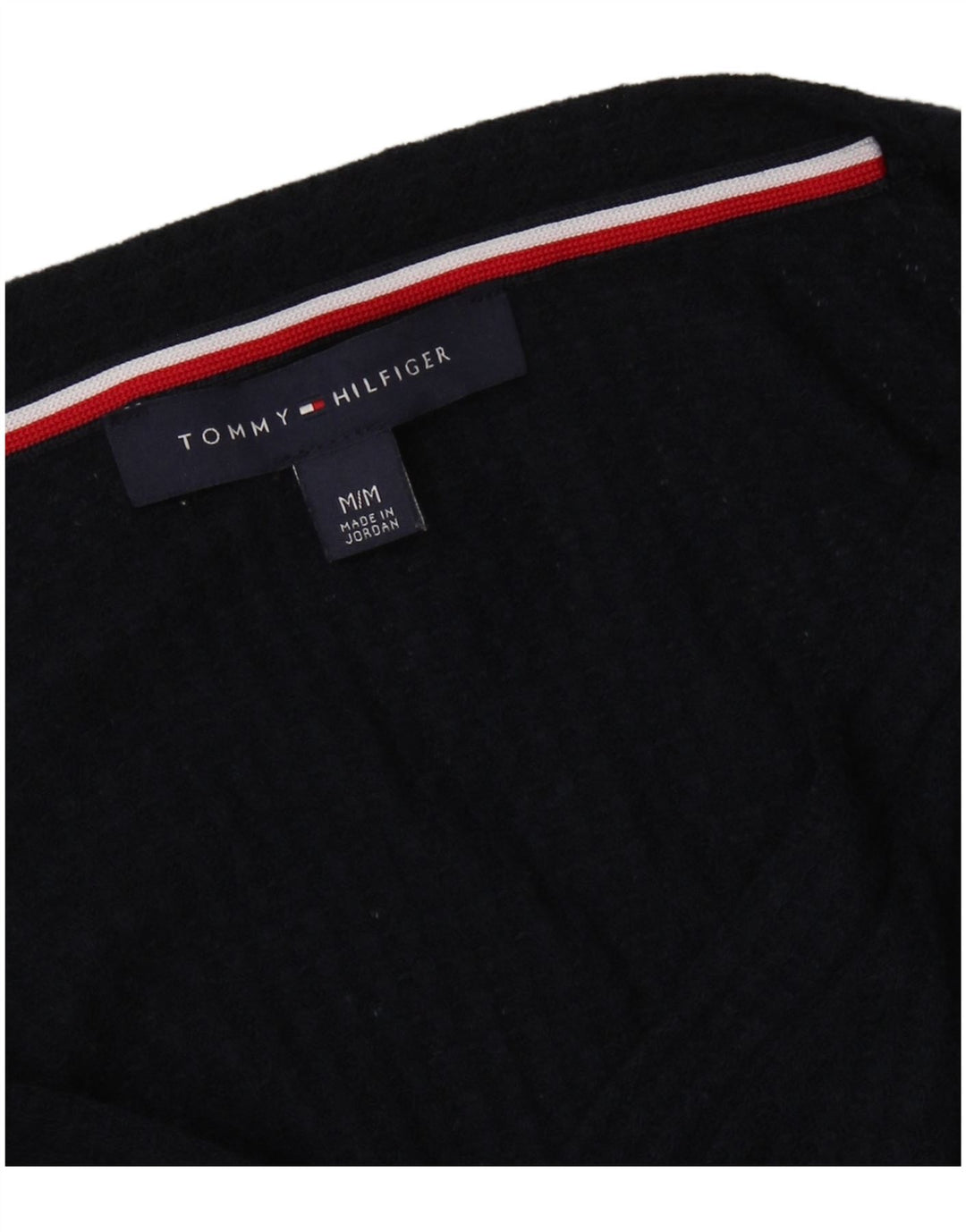 Tommy Hilfiger Dame Oversized Bluse Top UK 14 Medium Navy Blue