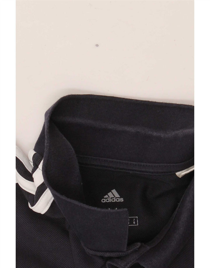 Adidas Herren Poloshirt Medium Marineblau Baumwolle
