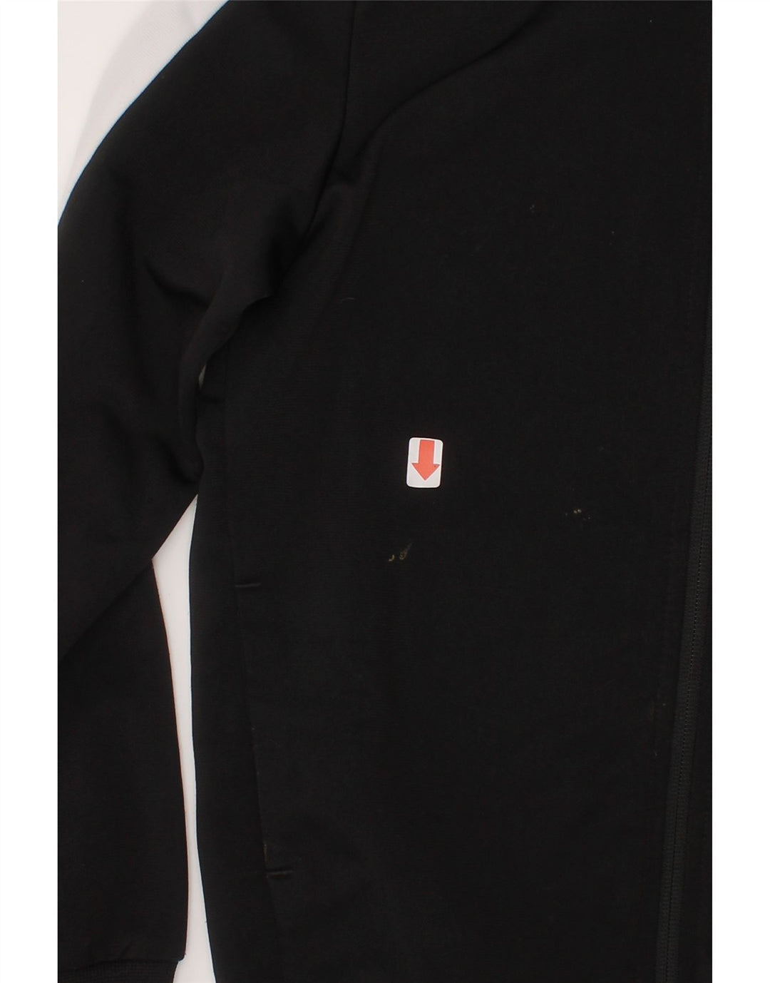 PUMA Boys Zip Hoodie Sweater 9-10 Years Black Colourblock Polyester Vintage Puma and Second-Hand Puma from Messina Hembry 