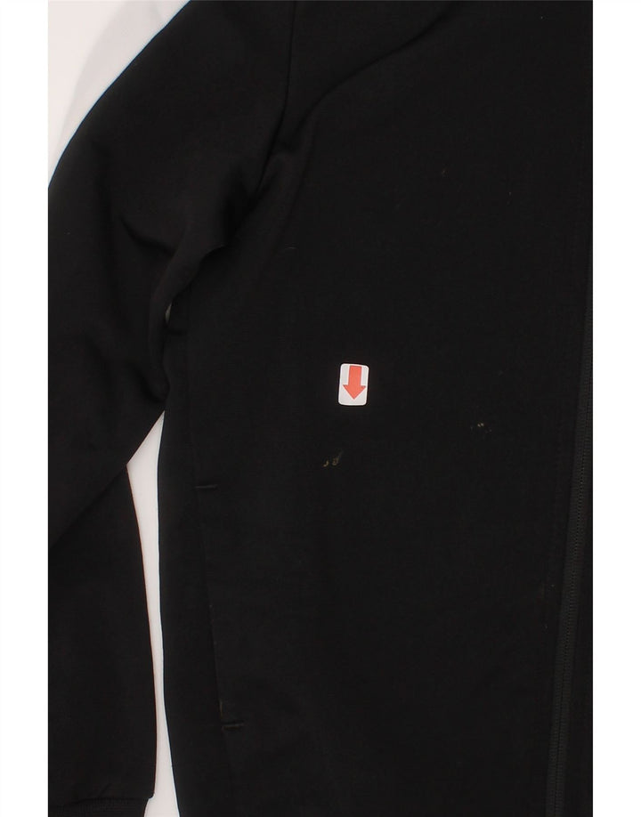 PUMA Boys Zip Hoodie Sweater 9-10 Years Black Colourblock Polyester Vintage Puma and Second-Hand Puma from Messina Hembry 