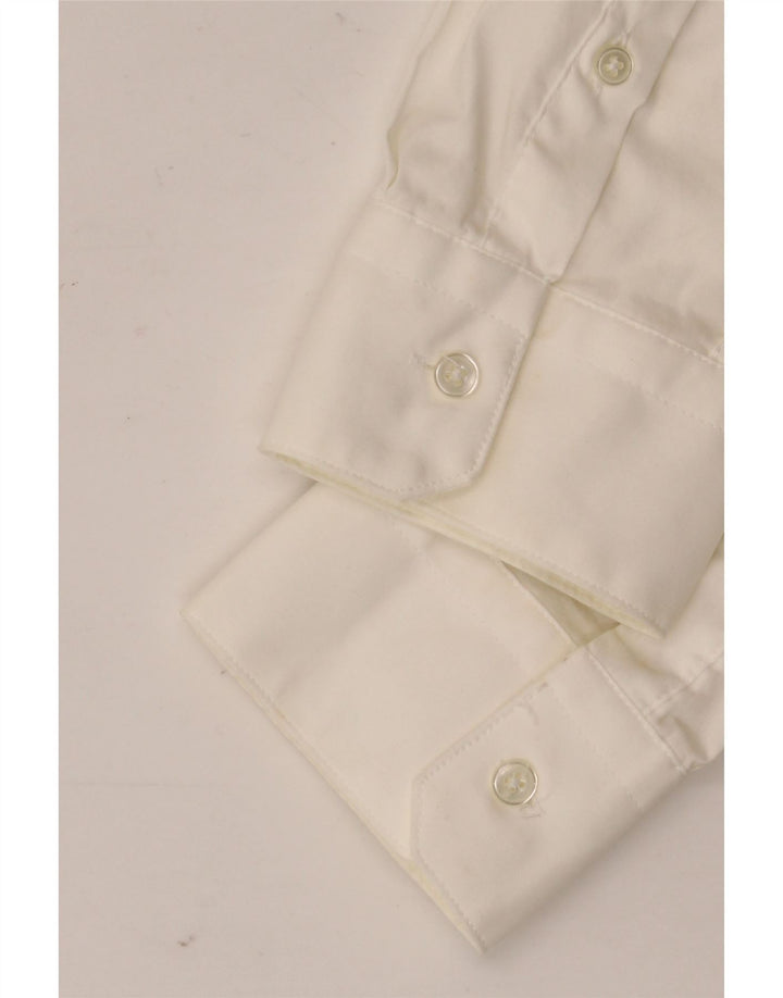 ZARA Herren Super Slim Fit Hemd mittelweiße Baumwolle
