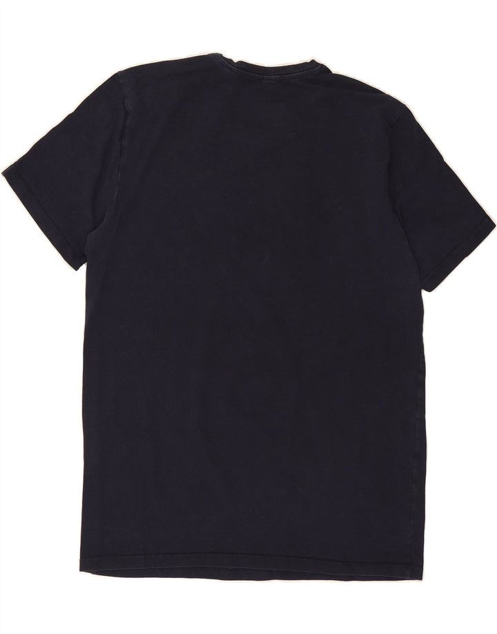 LIU JO Mens T-Shirt Top Medium Navy Blue Cotton Vintage Liu Jo and Second-Hand Liu Jo from Messina Hembry 
