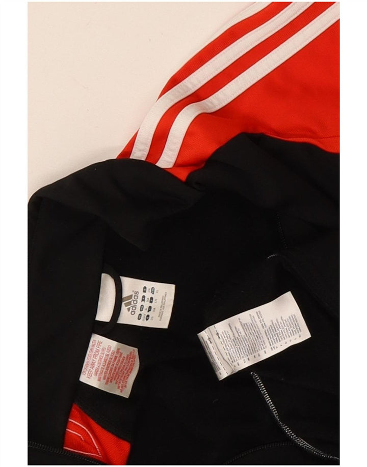 Adidas Træningsdragt Topjakke til drenge 15-16 år Sort Colourblock Polyester