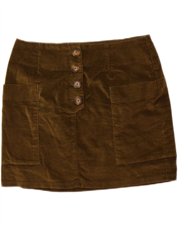 BDG Womens Mini Skirt Medium W30 Khaki Cotton