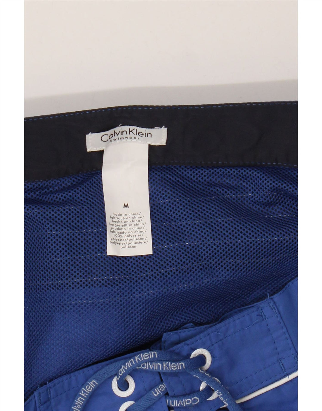 Calvin Klein Badeshorts til mænd mellemblå polyester