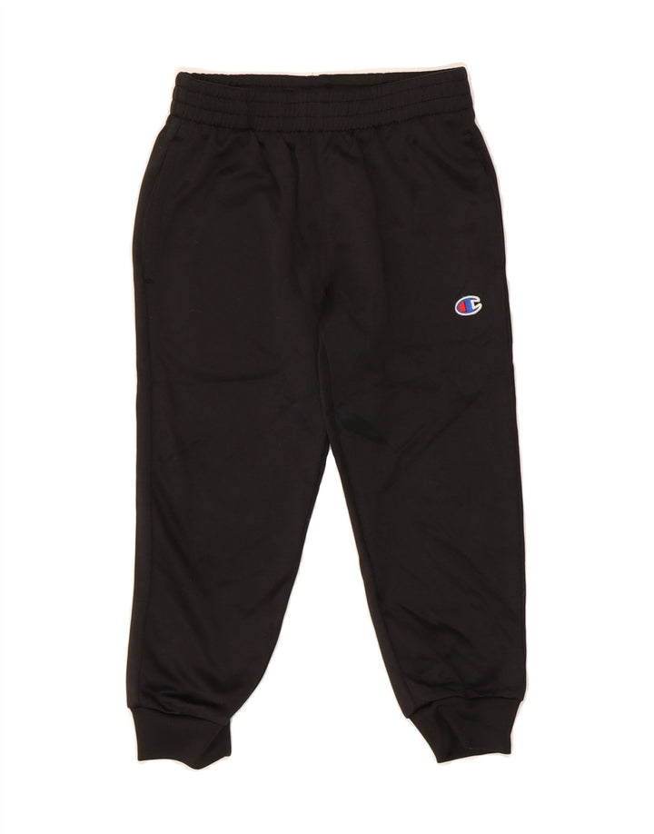 CHAMPION Boys Tracksuit Trousers Joggers 5-6 Years  Black Polyester Vintage Champion and Second-Hand Champion from Messina Hembry 