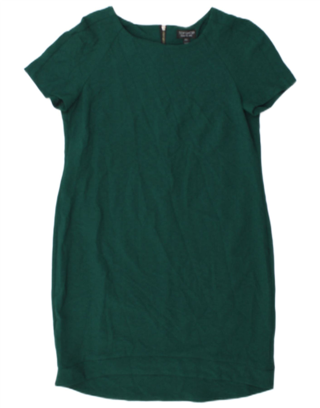Topshop Womens Sheath Dress UK 10 Small  Green Polyester