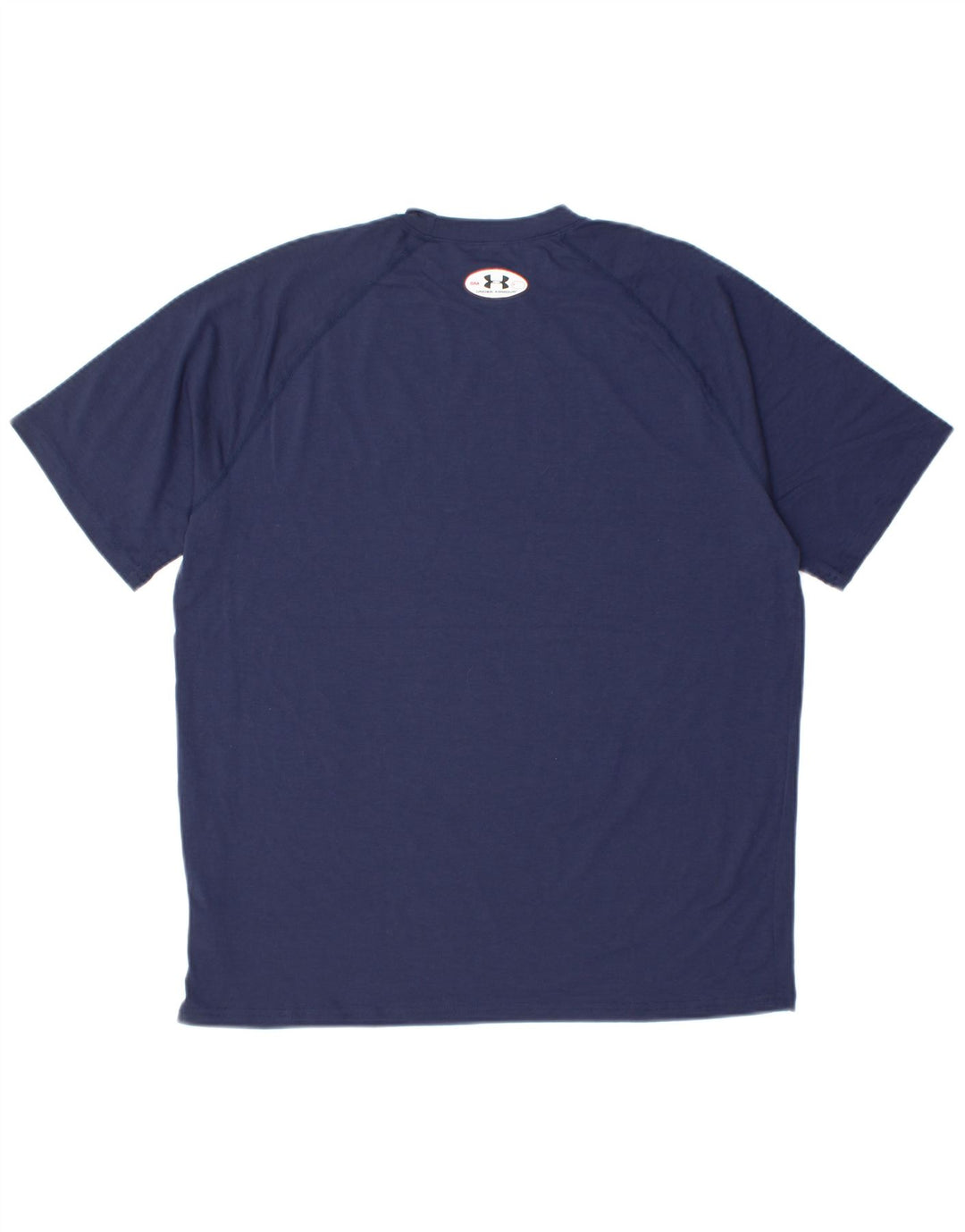 UNDER ARMOUR Mens T-Shirt Top Small Navy Blue Polyester