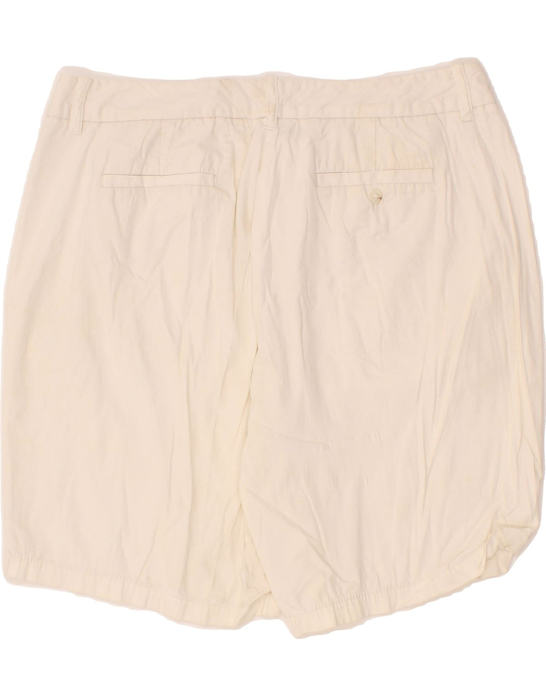 J. CREW Womens Bermuda Chino Shorts US 8 Medium W34  White Cotton Vintage J. Crew and Second-Hand J. Crew from Messina Hembry 