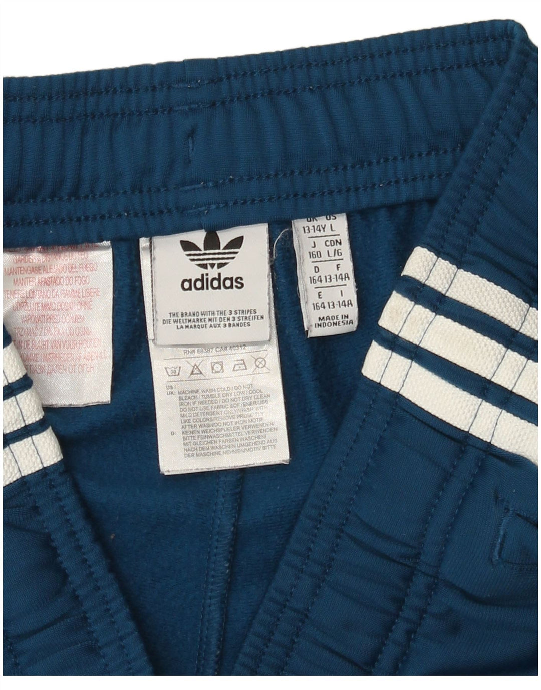 Chłopięce spodenki sportowe Adidas 13-14 lat Niebieski poliester