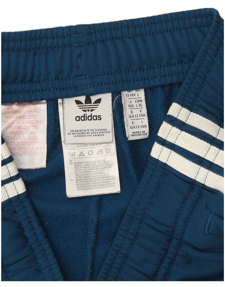 Chłopięce spodenki sportowe Adidas 13-14 lat Niebieski poliester