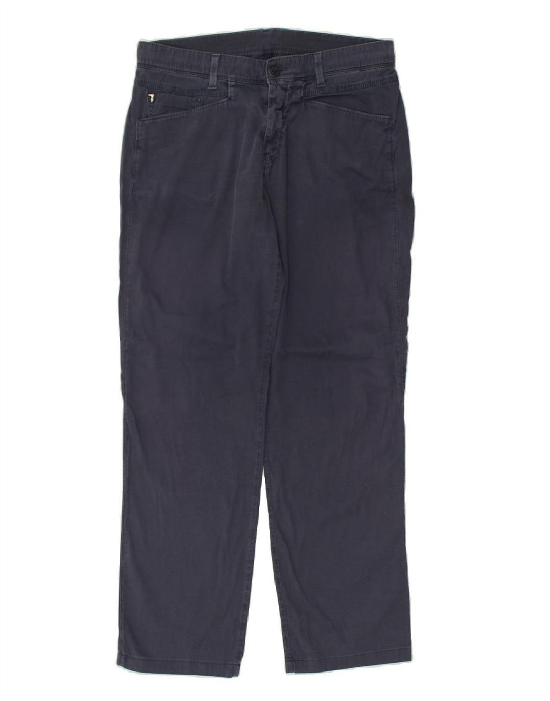 TRUSSARDI Mens Straight Casual Trousers W31 L29  Navy Blue | Vintage Trussardi | Thrift | Second-Hand Trussardi | Used Clothing | Messina Hembry 