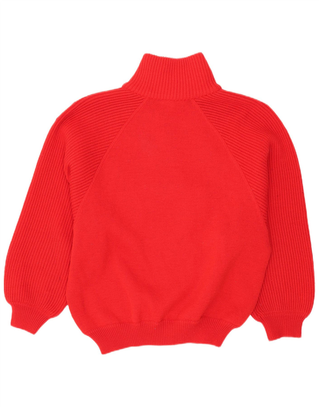 Skipper's Mens Button Neck Jumper Sweater IT 48 Medium Red Wool