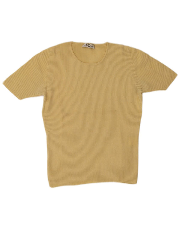 Betty Barclay Damen-Pullover mit Rundhalsausschnitt, Gr. 14, Gelb